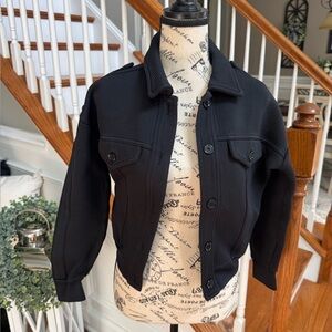 Louis Vuitton Black Bomber Jacket